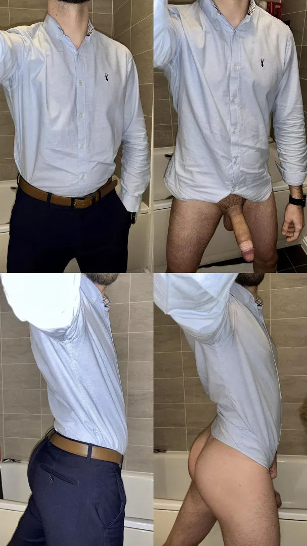Work trousers stay on or off?