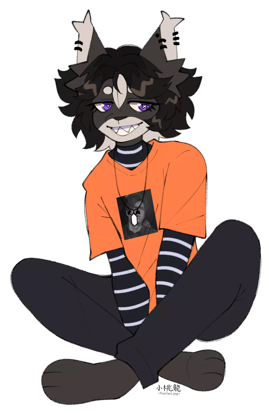 working on commission examples (art by me, XiaoTaoLong on Twitter)