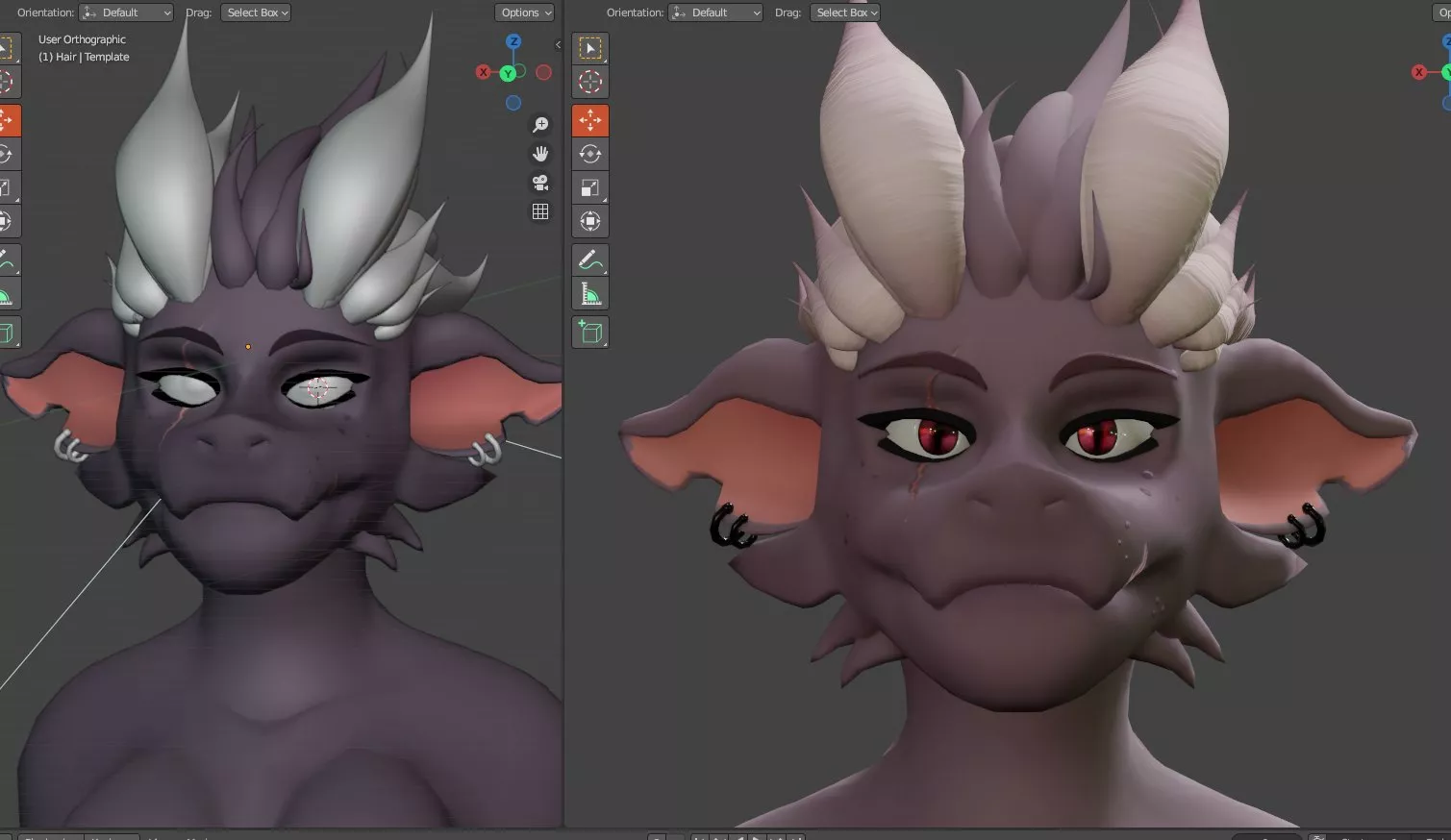 Working on my first ever commission!