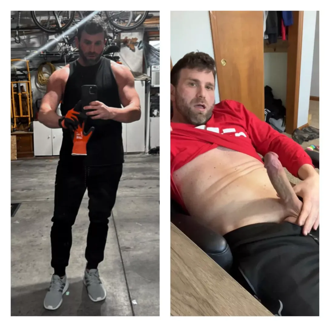 Working out and popping boners.