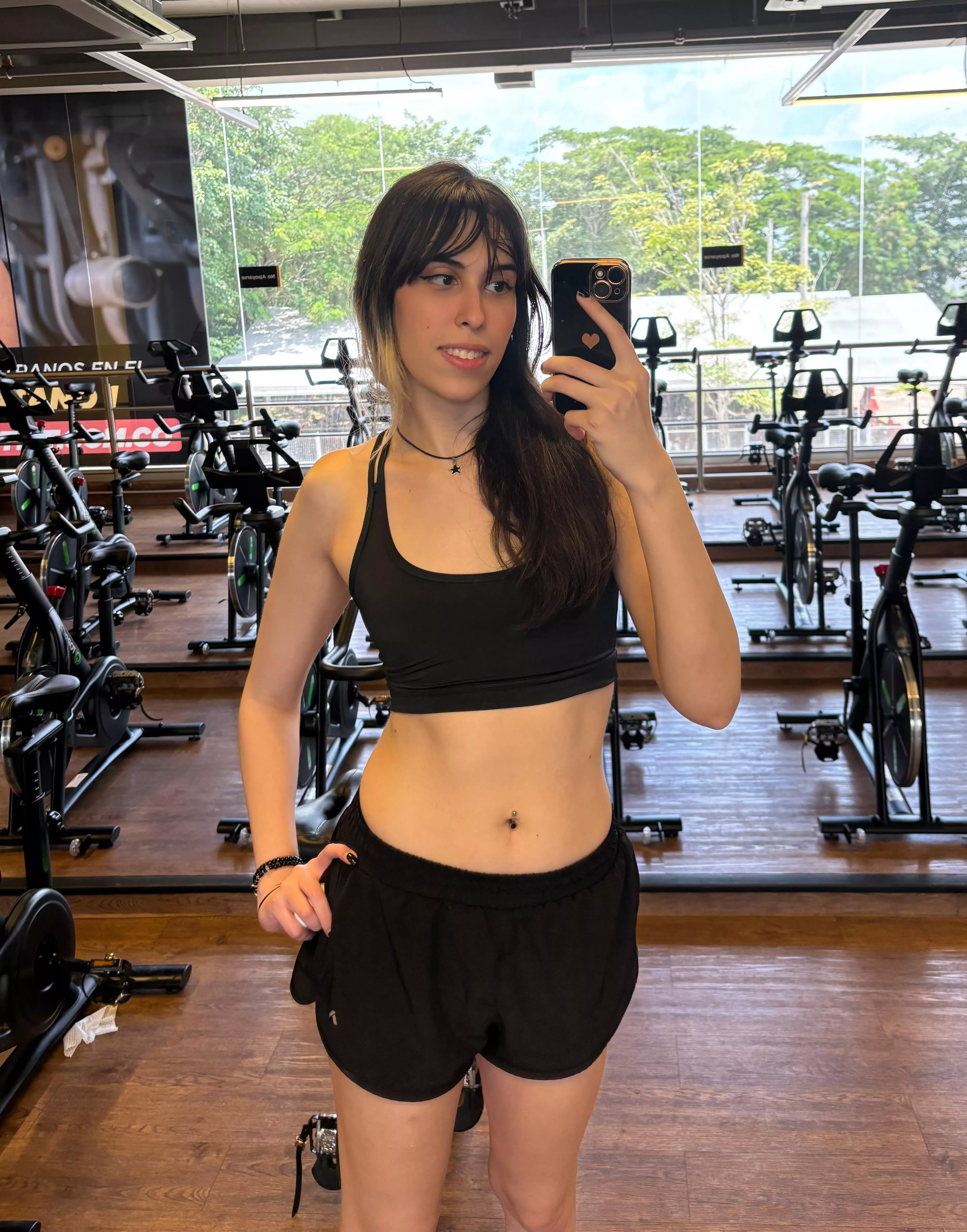 Working out for that fem face and boy body 💪