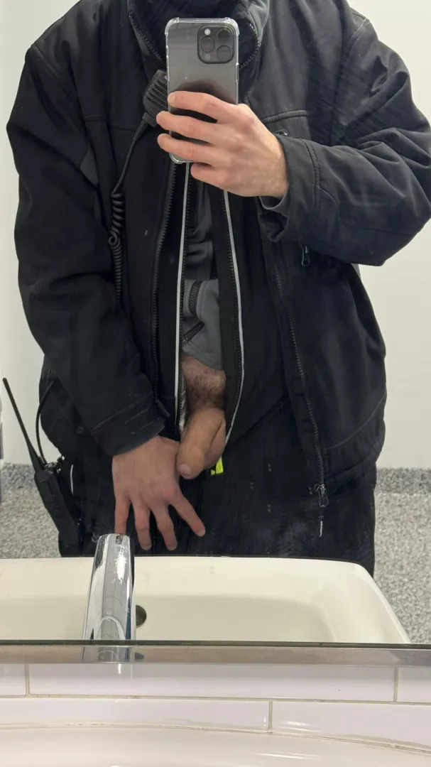 Working selfie
