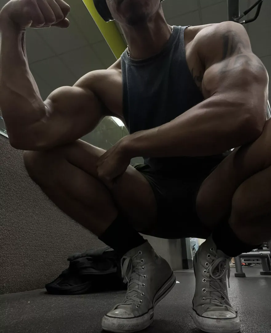 Working to build the outside of my forearms.