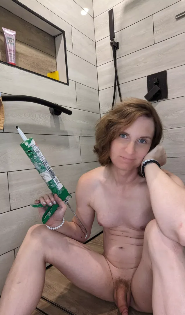 Working with a different kind of cock today.