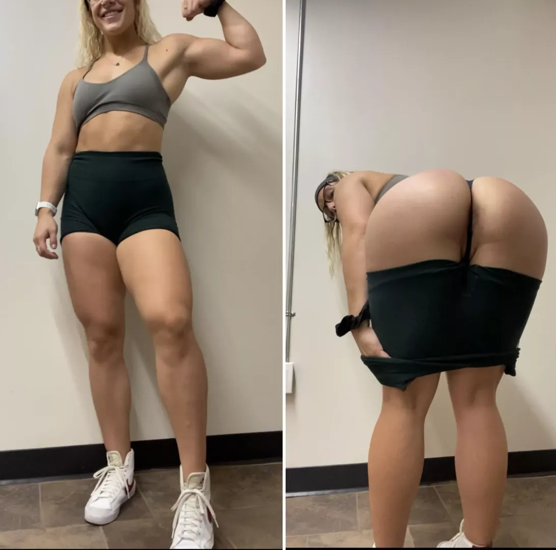 Workout girls are also the sluttiest.