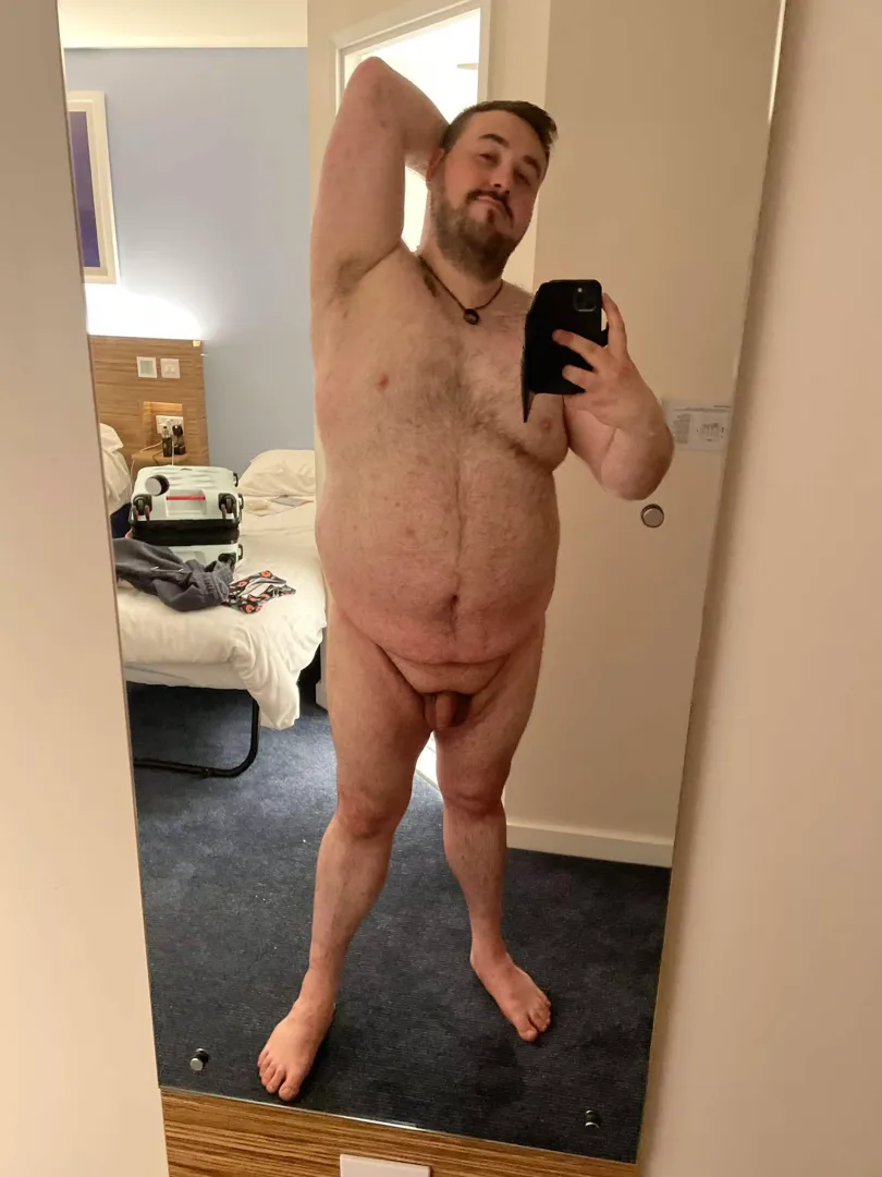 Worship this Dom. Start at my feet working all over then gag on my dick.
