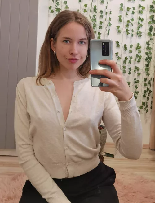 Would you appreciate a coworker without bra?