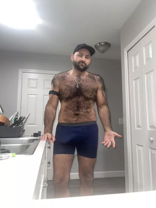 Would you cheat on a 6’3 hairy daddy like me? My girl did. Her loss I guess?