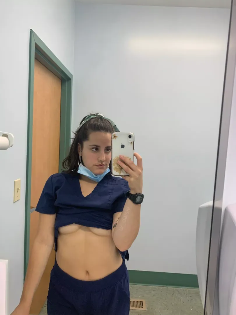 would you feel me up during work?