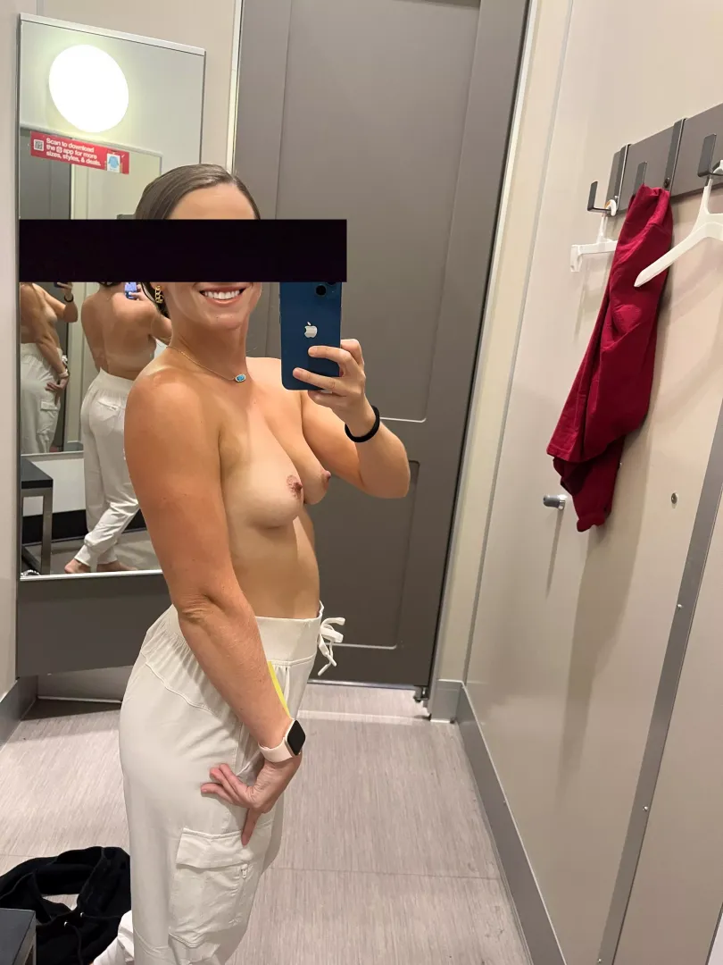 Would you fuck me in the dressing room even though I’m married?