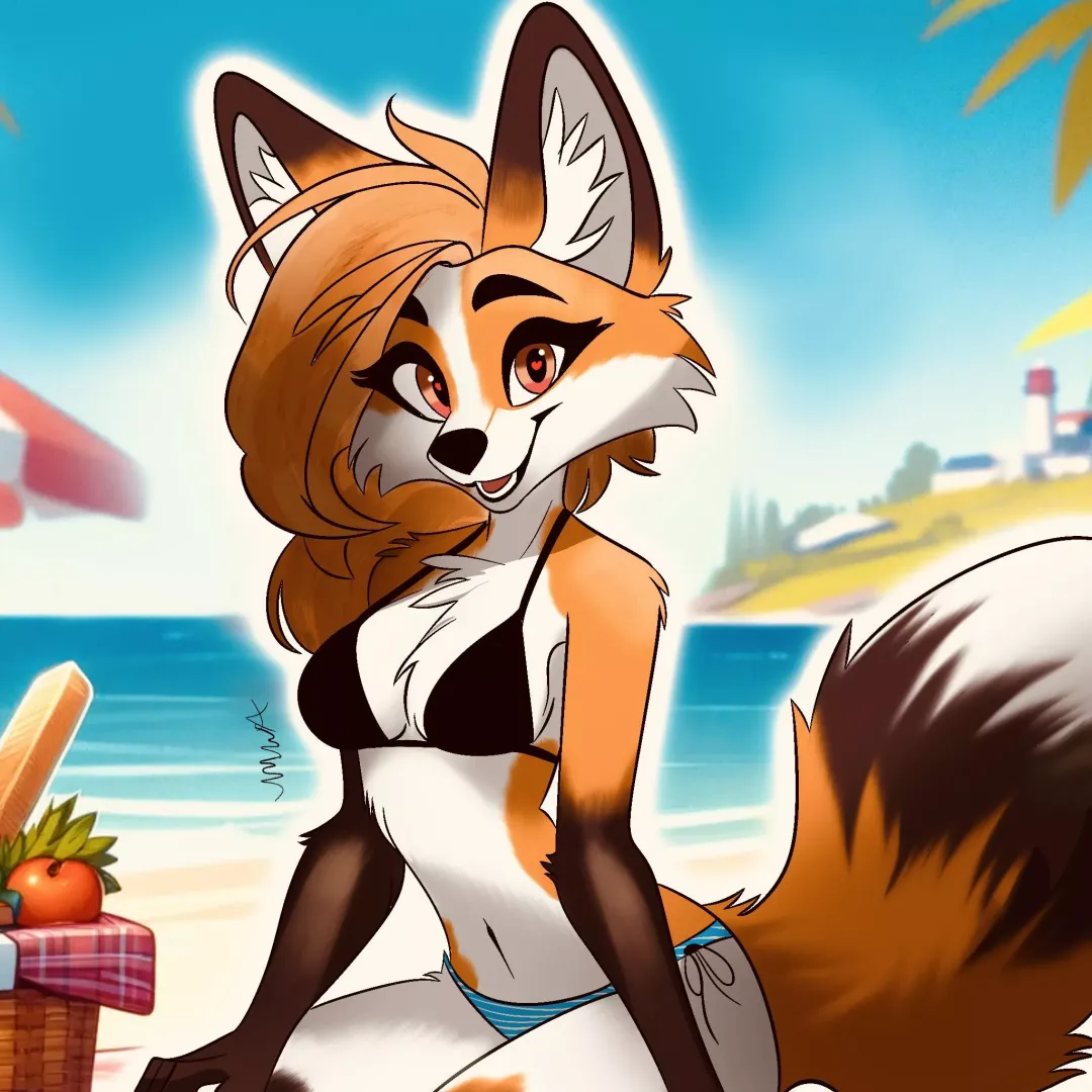 Would you go on a picnic with her? (Art by me)