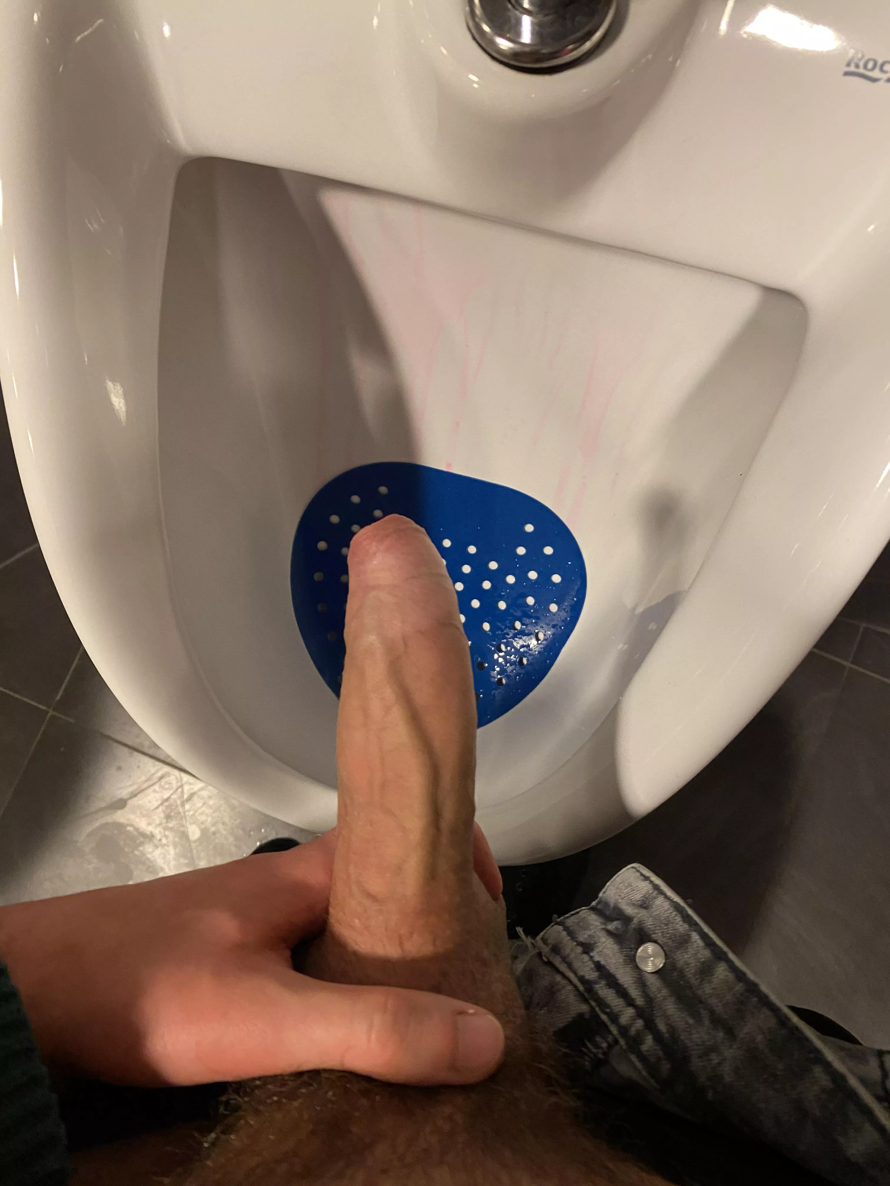 Would you grab it if I pulled it out right next to your urinal?