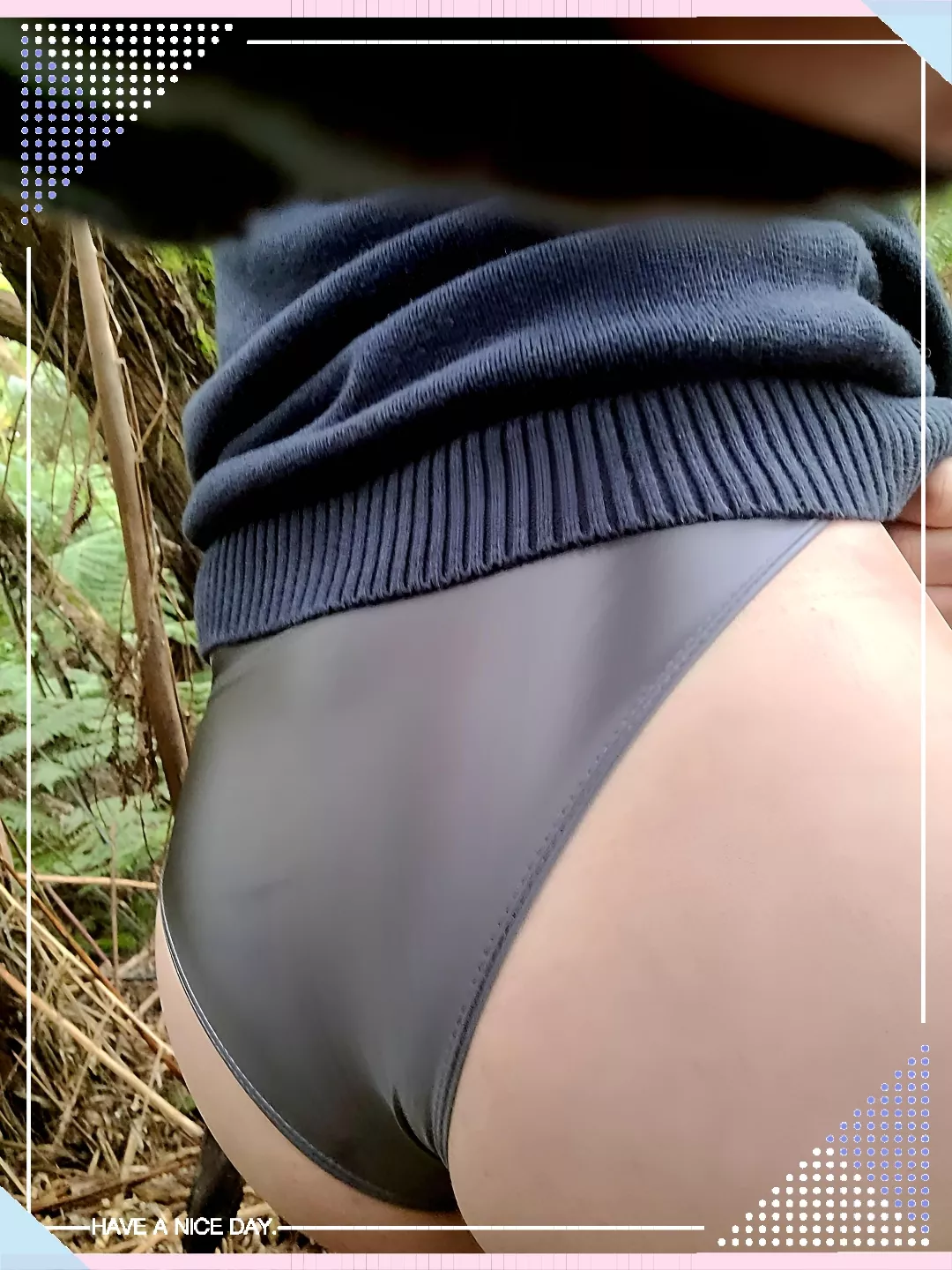 Would you jerk off and cum on my panty covered ass?
