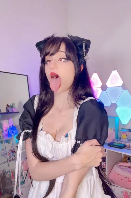 Would you let me slobber all over you?