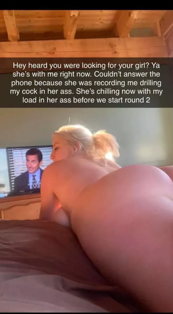 Would you like to see the video of your girlfriend being assfucked?