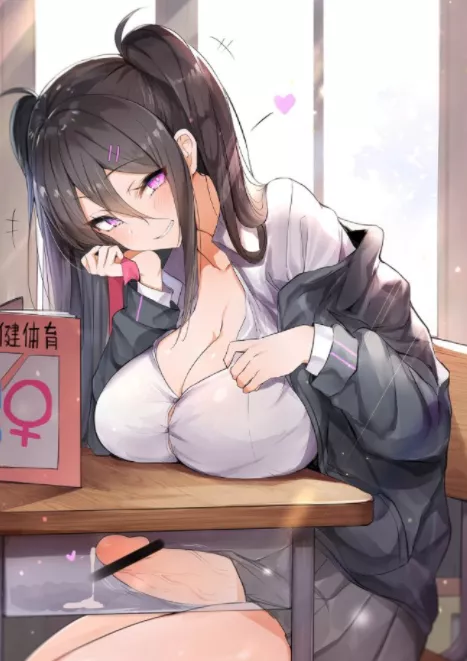 Would you like to suck on the things above the table or under it?