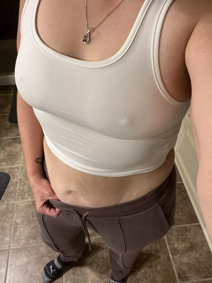Would you mind if I walked around the house like this?