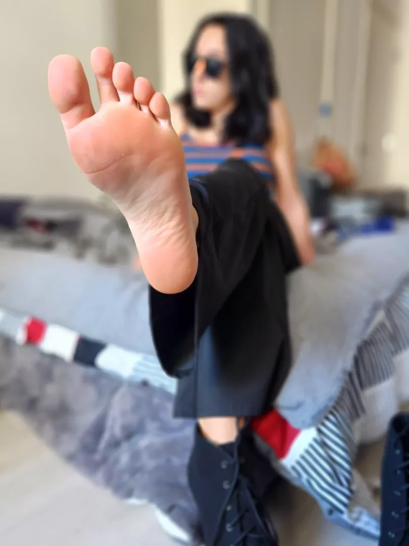Would you rather smell my feet or my shoes?