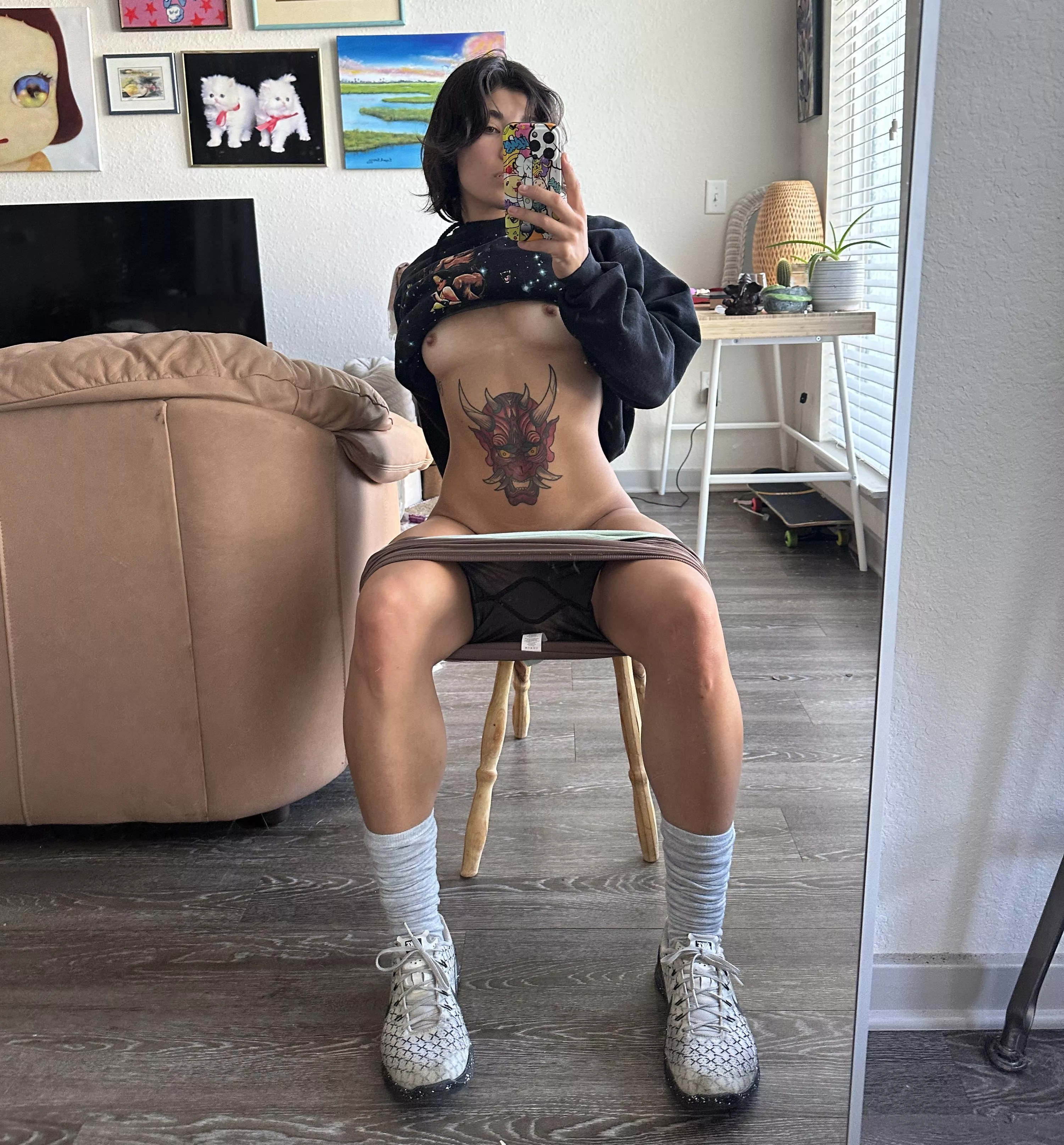 would you sniff the workout machines once i’m done with them 