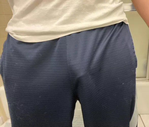 Would you stare at my soft cock