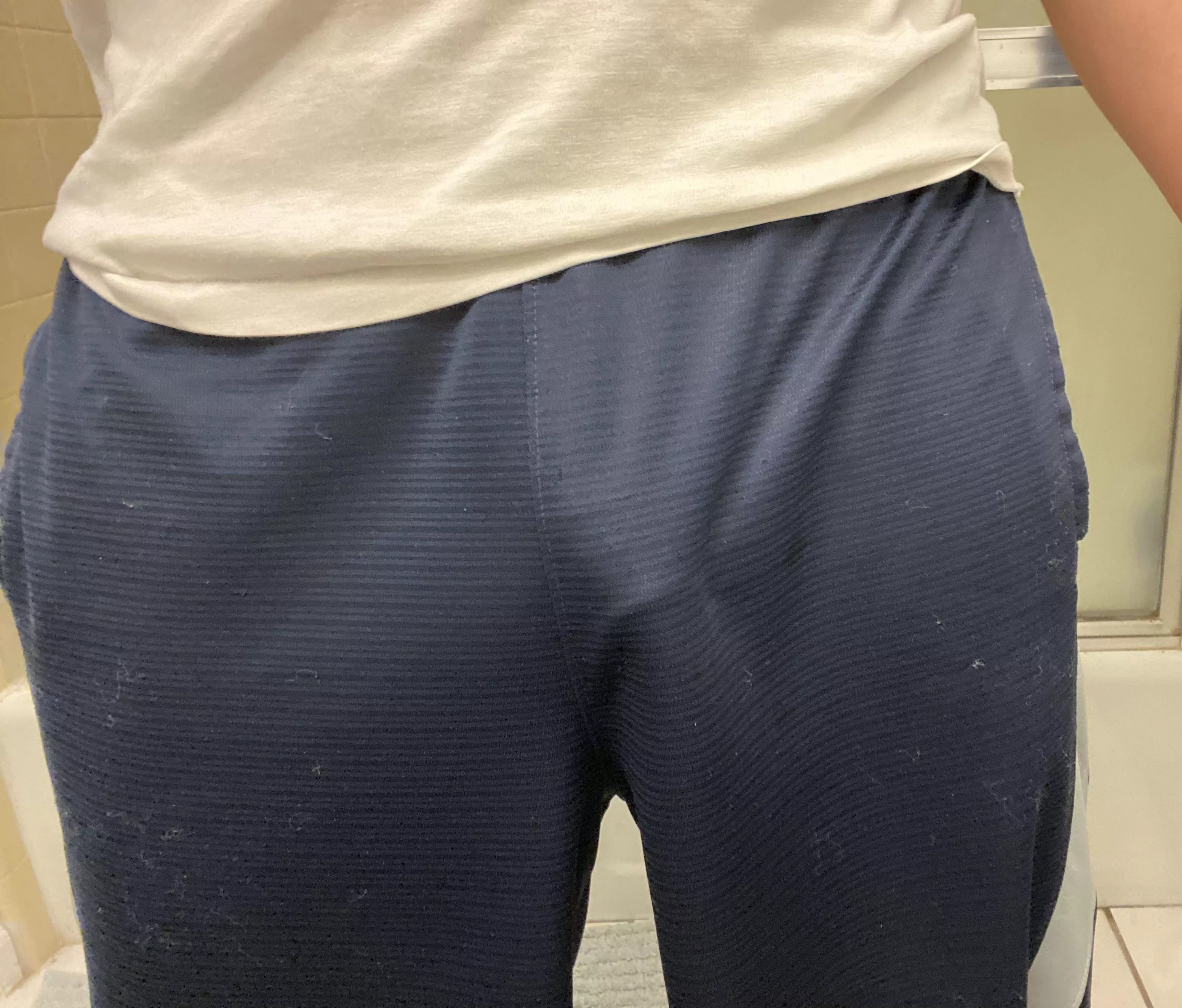 Would you stare at my soft cock