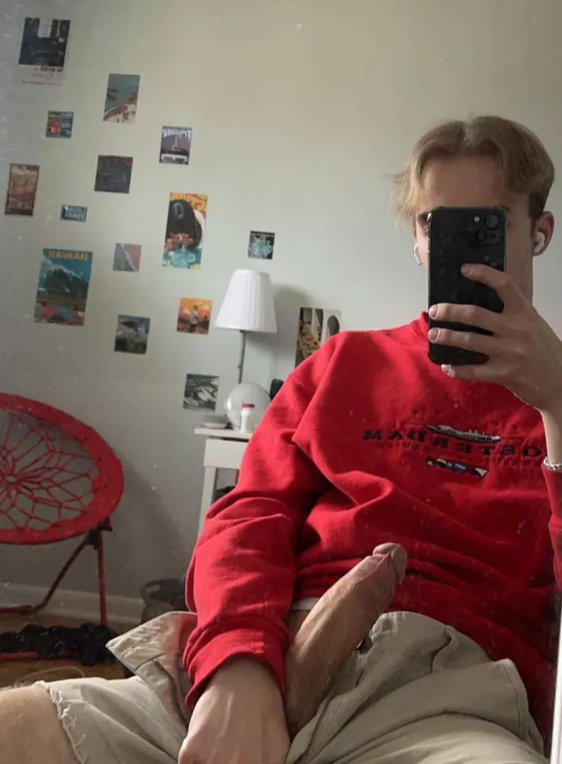 Would you suck my big teen cock?