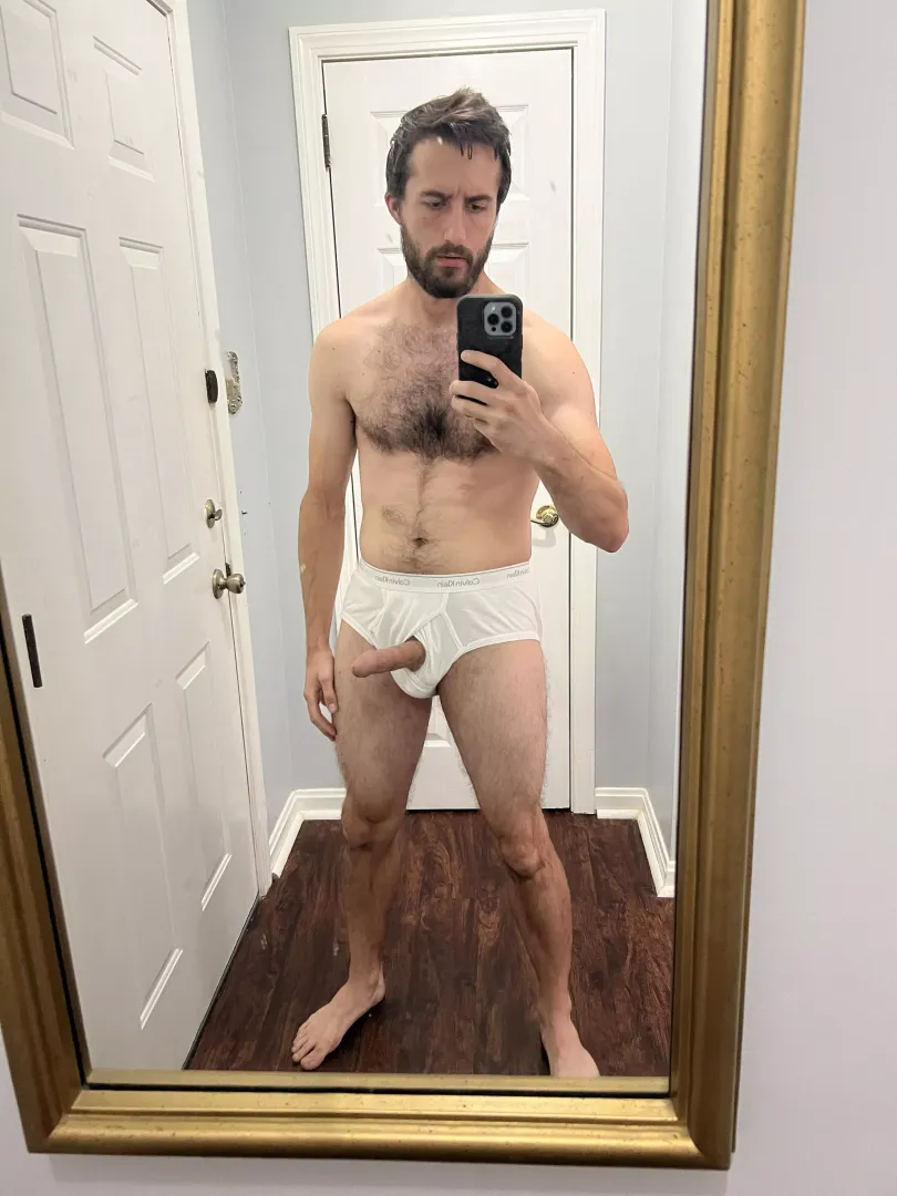 Would you suck my cock with my underwear on?