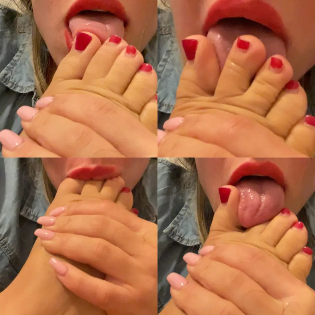 Would you suck my toes for me? I love how it feels