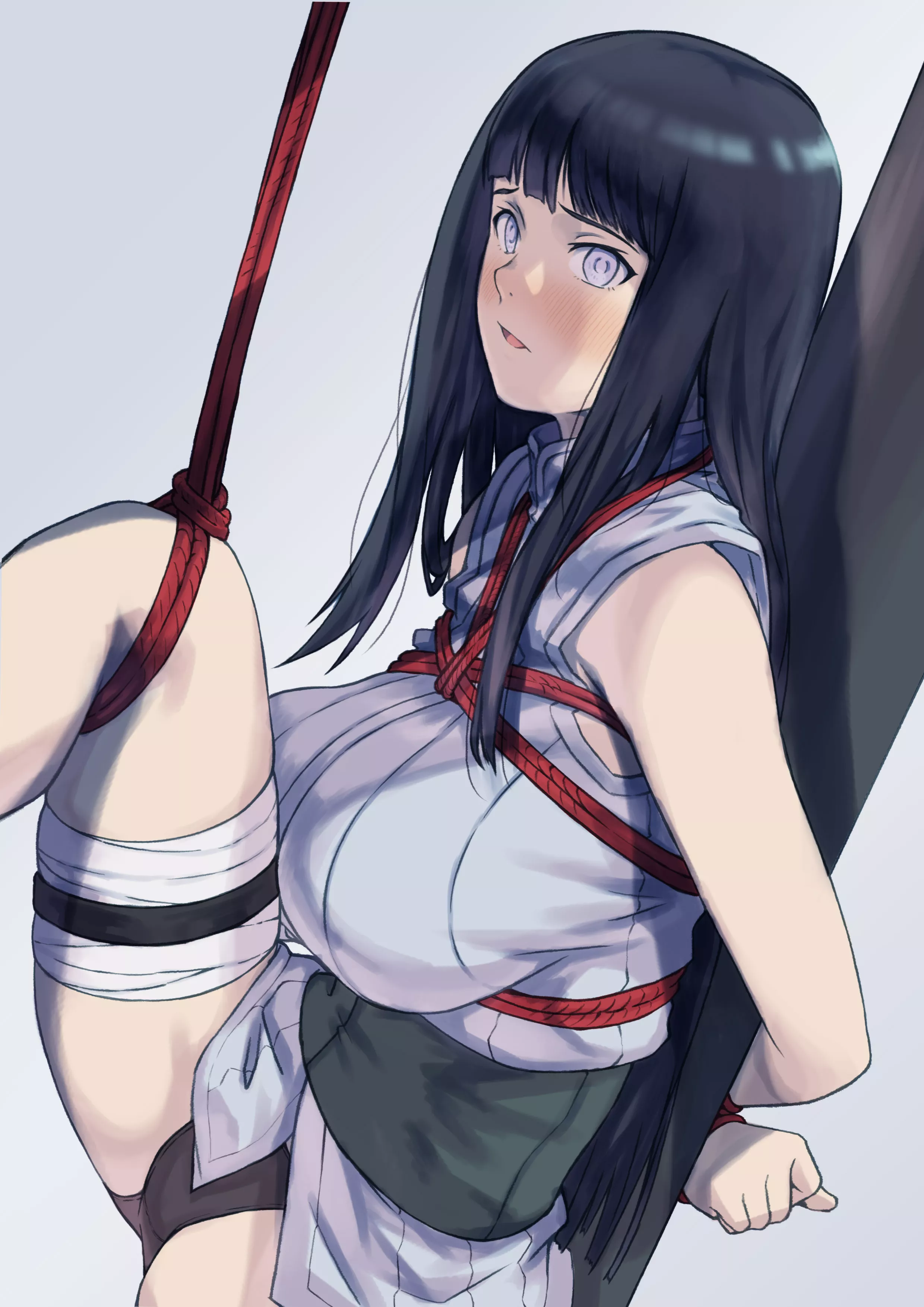 Would you tie her up or getting tied up?