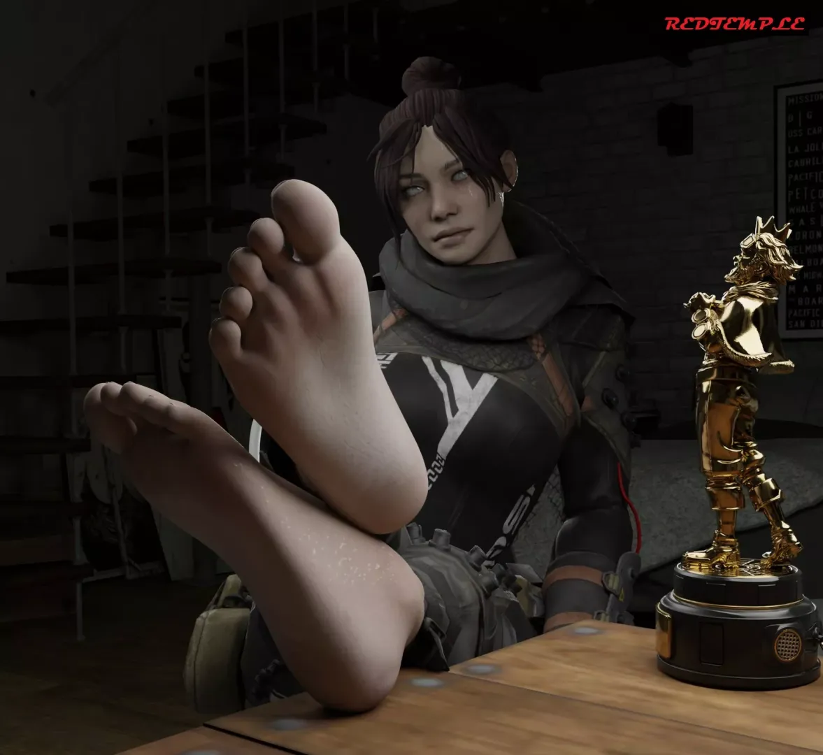 Wraith after Victory (RedTemple/BreadTemple) [Apex Legends]
