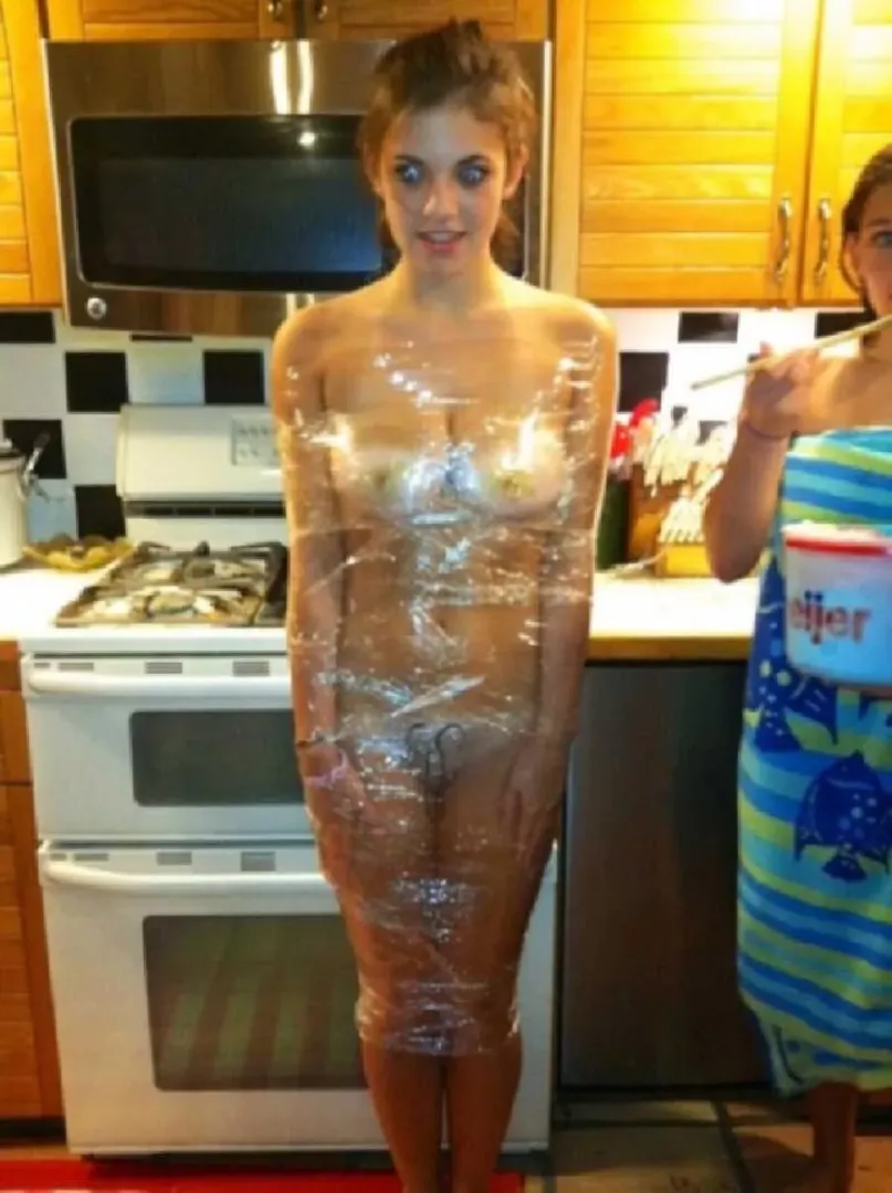Wrapped in Saran!