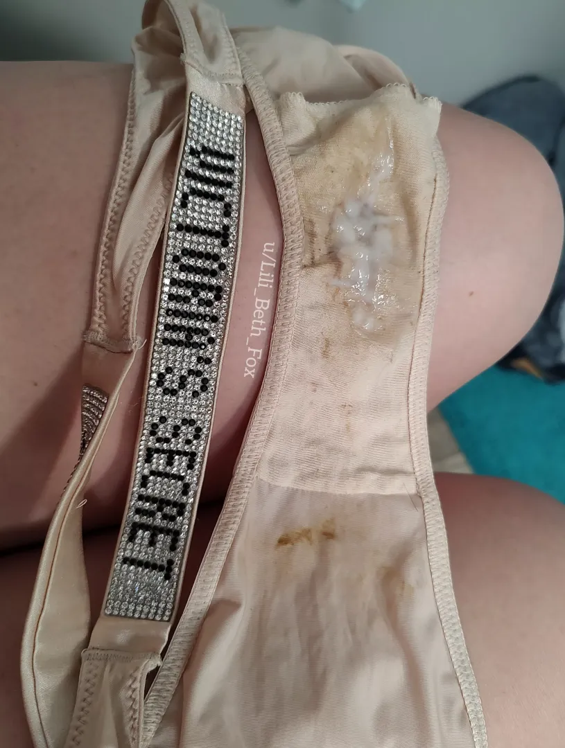 Wrecking panties is my favorite pass time - DM to order your own pair! [Selling]