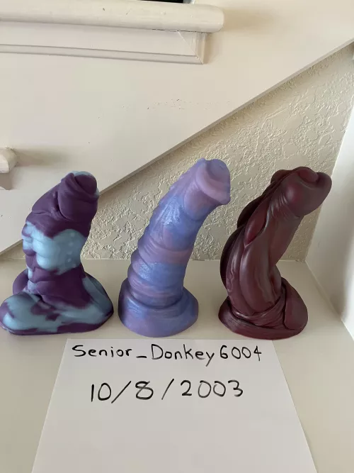 WTS 3 Medium Bad Dragons $65 each