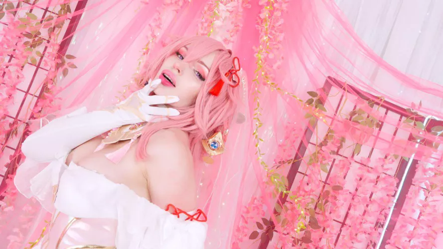 Yae Miko from Genshin impact by Sonya Vibe