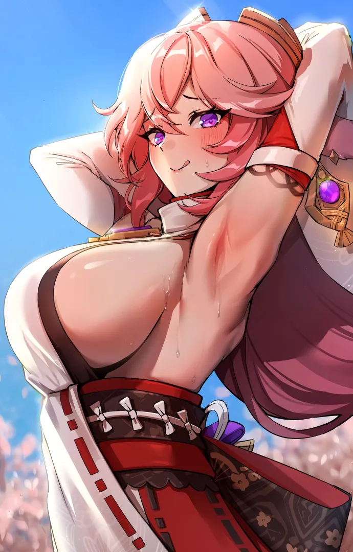 Yae Miko pits
