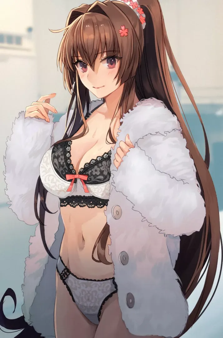Yamato ready for the bed [Kancolle]