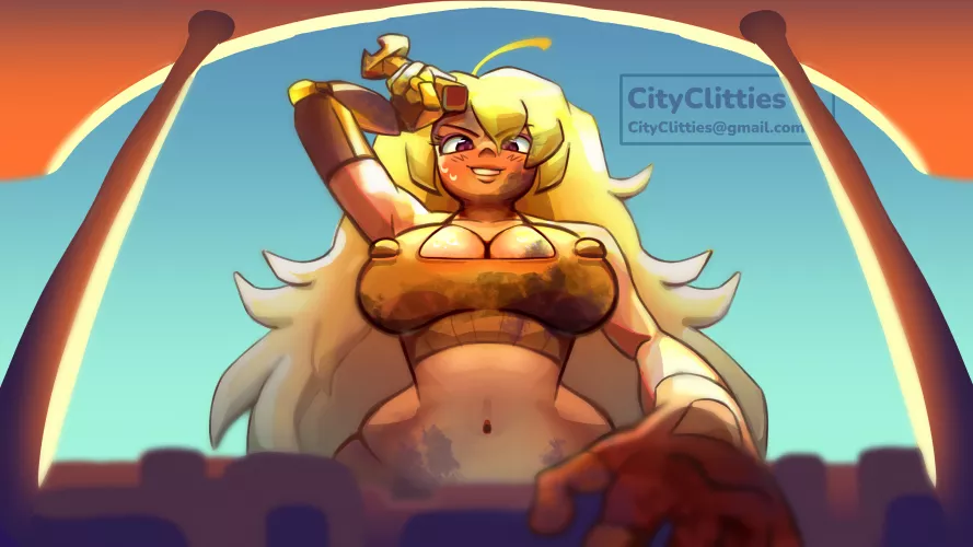 Yang's building up a sweat in Vacuo❤️‍🔥🔧