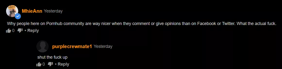 Yeah shut up