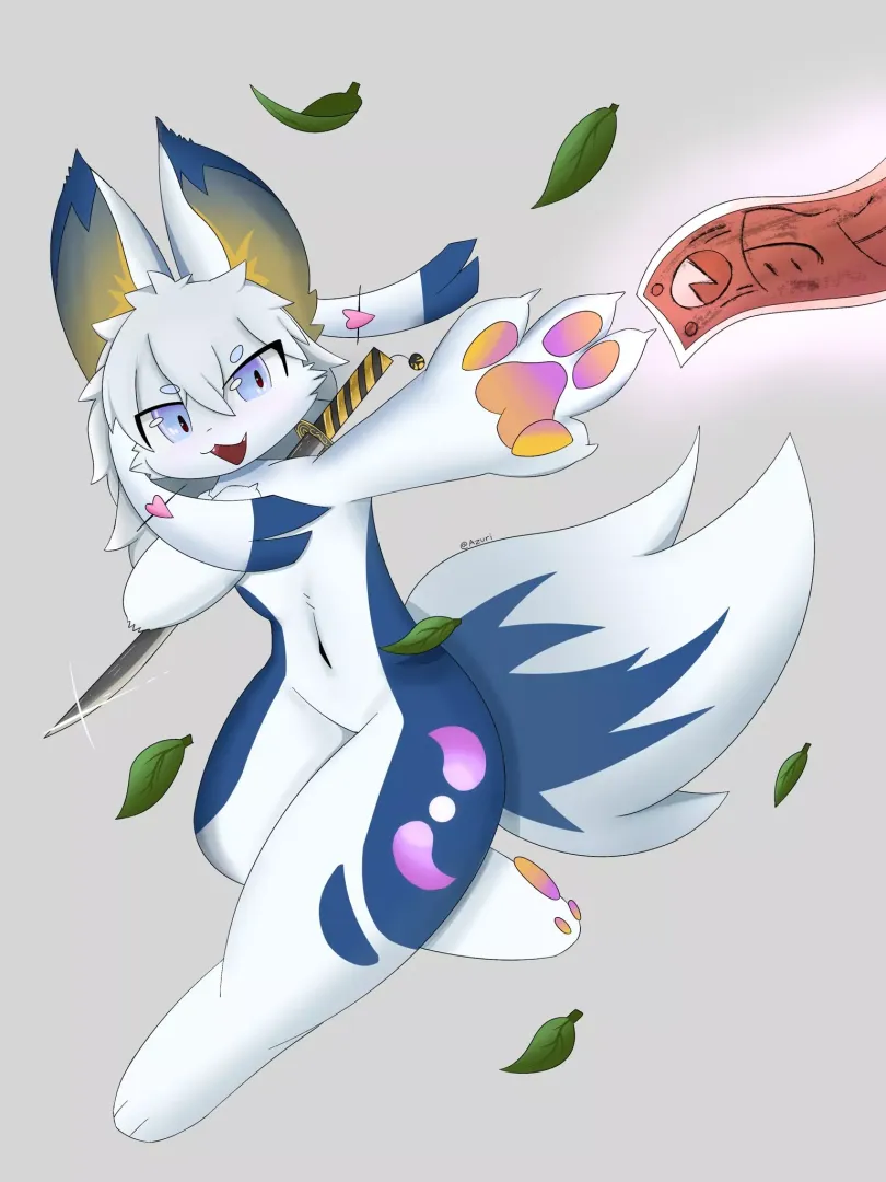 yeeting paper [ art by me ]
