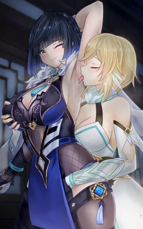 Yelan x Lumine (Manami030)