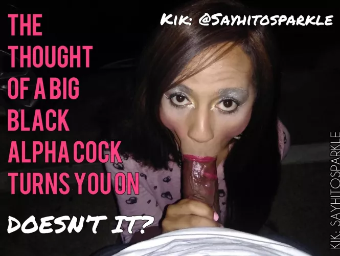 Yes it does. Can any white men do better? Into race play? k ik sayhitosparkle