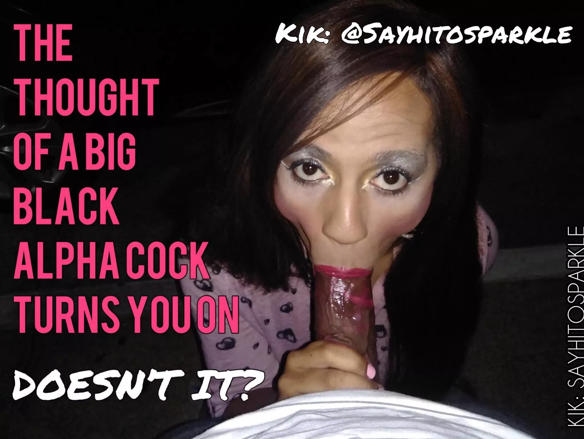 Yes it does. Can any white men do better? Into race play? k ik sayhitosparkle