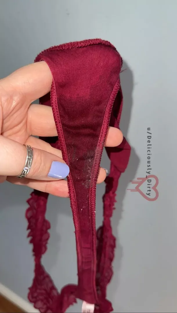Yesterdays soaked panties 