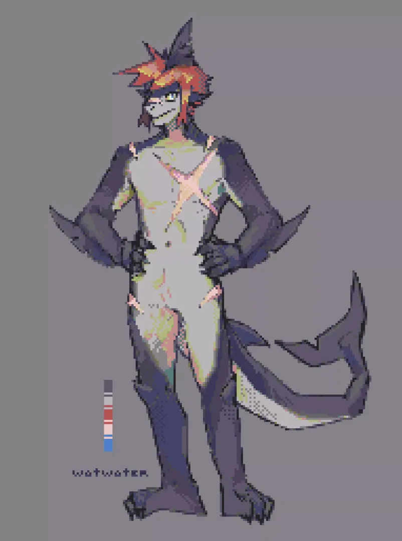 yo check out my fursona even tho they has no fur