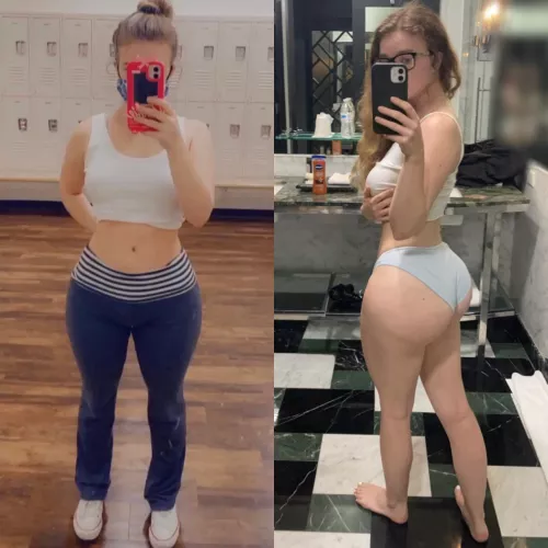 Yoga pants on or off?