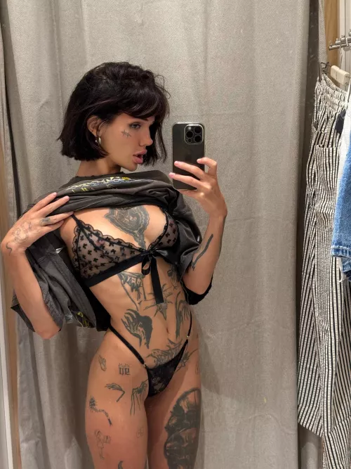 You can help me pick the lingerie I bring home