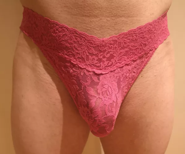 You can never go wrong with pink lace