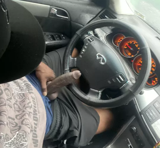 You can ride with me but you have to play with my dick 😌