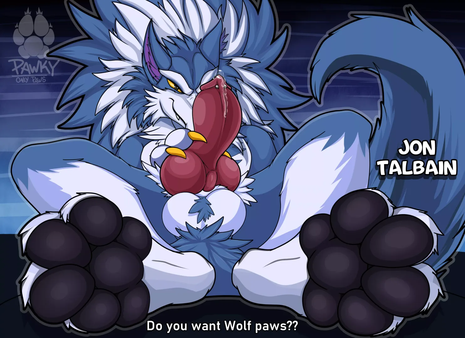 You can smell my paws [M] (pawky)