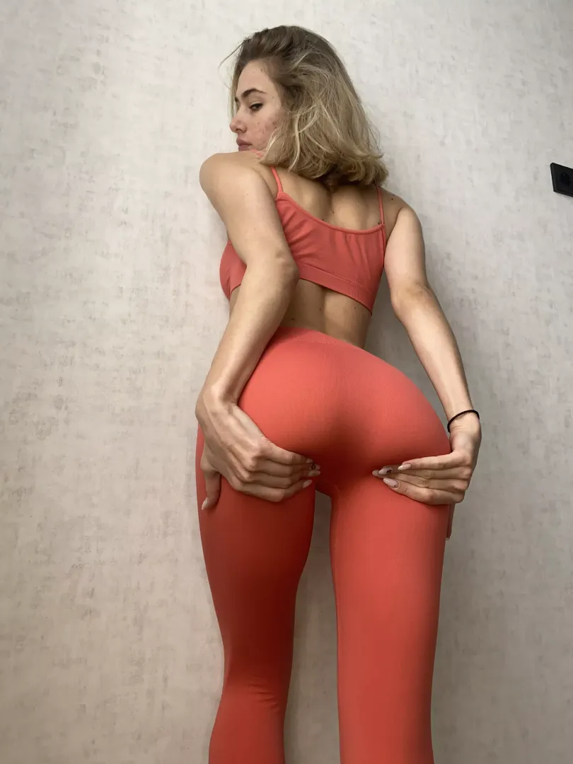 You can take off those leggings and spank my ass